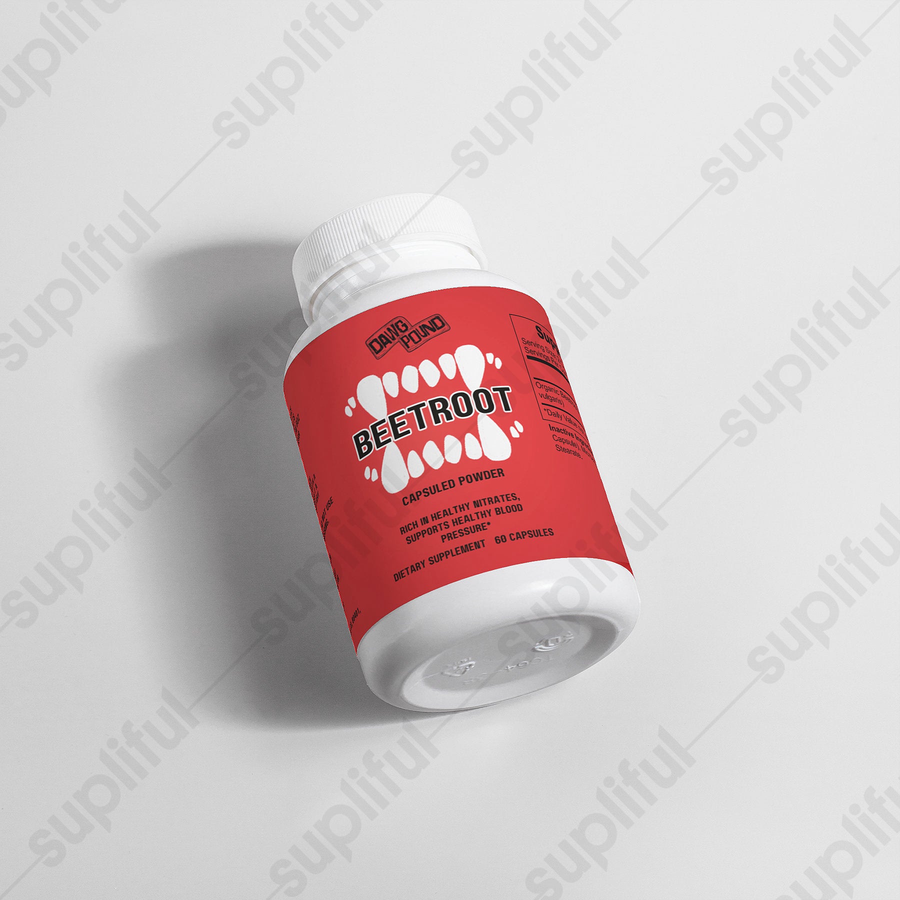 Dawg Pound Beetroot Supplement Capsules - Alternate Front View