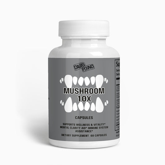 Dawg Pound Mushroom 10 X Supplement Capsules- Front View